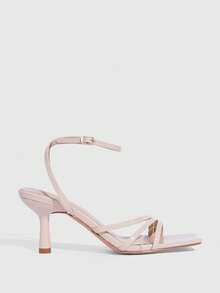 CUCCOO SZL Sandalias de tacón elegantes y minimalistas para uso diario - Albaricoque - Ver 3