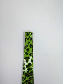 Manfinity Swimmode 男士豹纹性感连体泳衣 男士性感泳装 猎豹泳裤 - 綠色 - 查看 4