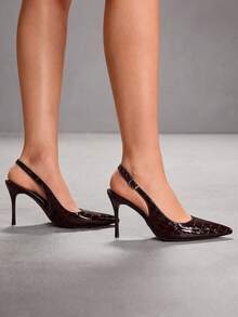 CUCCOO SZL Tacones para mujer - Marrón Chocolate - Ver 7