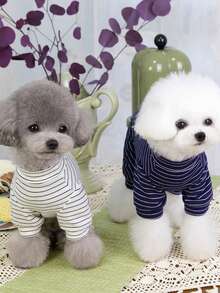 PETSIN Dog Clothing, Cat Clothing, Small Animal Four Legged Clothing, Spring And Summer New Items, Cat Clothing, Casual Clothing, Home Dog Clothing, Small Animal Jumpsuit - Multicolor - View 10