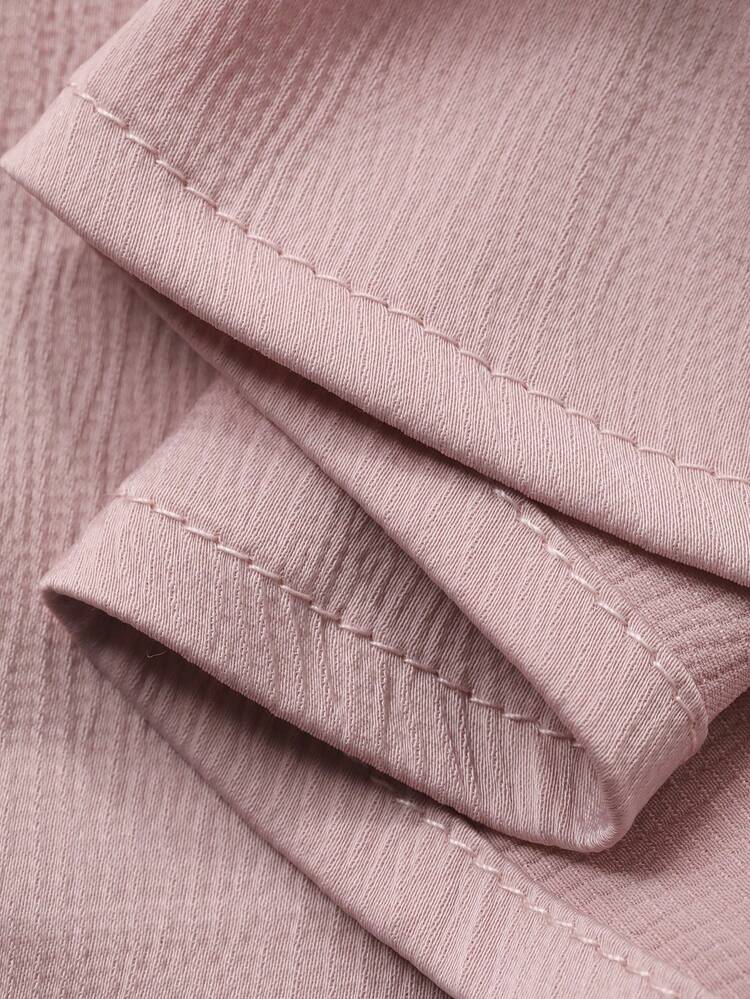 Women's V-Neck Lace Patchwork Wrap Long Sleeve Top And Long Skirt Elegant 2-Piece Set