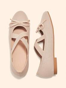 CUCCOO BASICS Women's Fashion Flat Shoes - Apricot - View 5