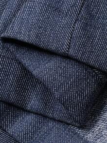 DAZY Women's V-Neck Sleeveless Side Tie Elegant City Casual Loose Jumpsuit - Blue - View 7