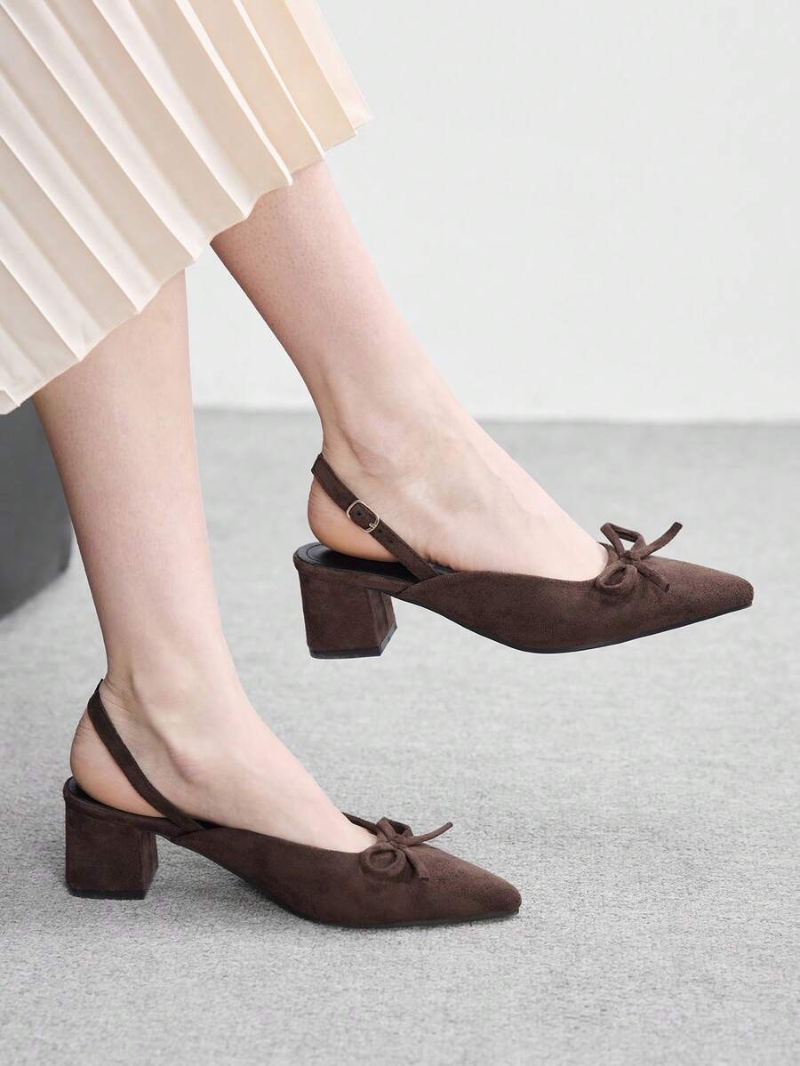 CUCCOO BIZCHIC Women's Fashion High Heel Shoes - Rust Brown - View 1