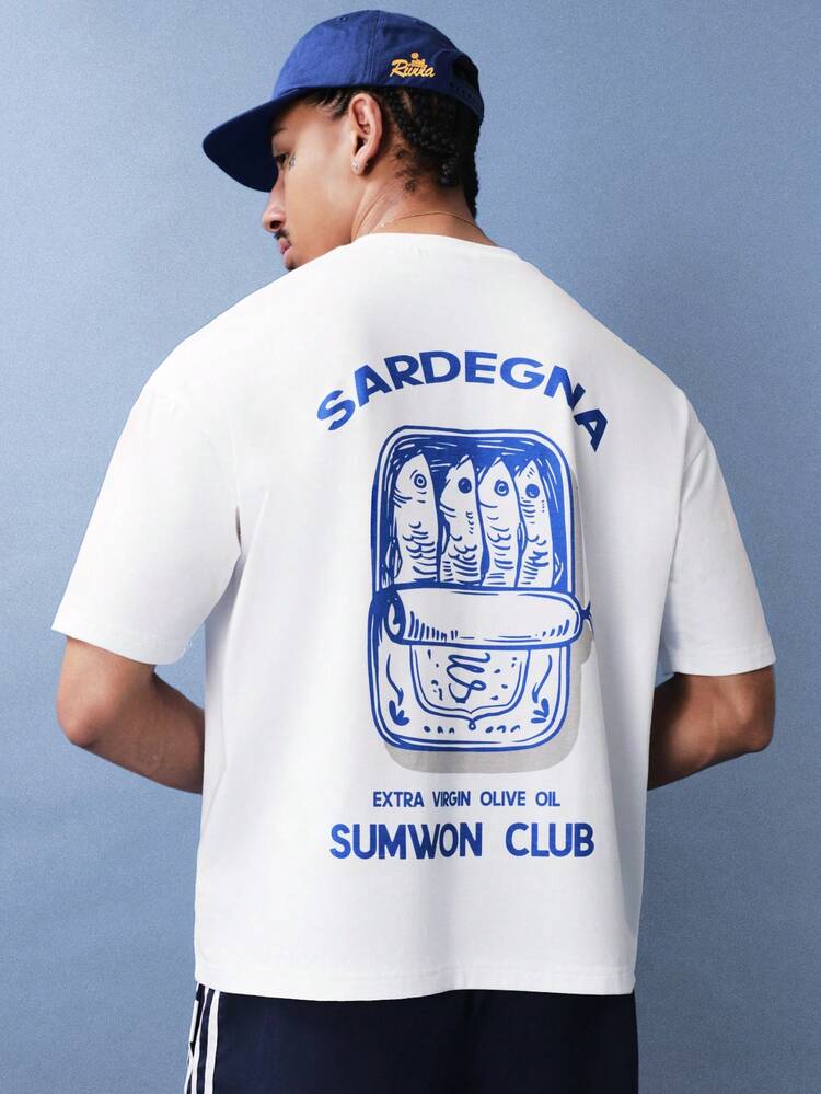 Camiseta con estampado gráfico del Sardegna Club
