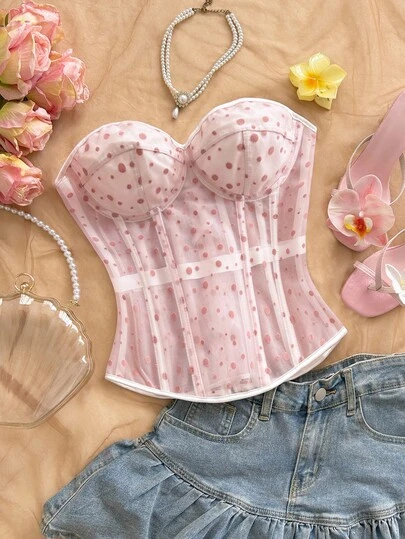 Soleia 女士纯色简约日常塑身胸衣