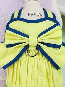 PETSIN Dog Clothing, Cat Clothing, Animal Skirts, Pet Spring/Summer New Collection, Puppy Dress, Princess Versatile Dress, Printed Stripes, Small Animal Clothing, Cool Sunscreen - Multicolor - View 10