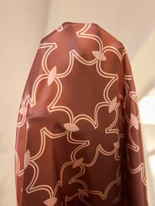 LuxeNights Nuisette vintage à manches courtes avec garniture en dentelle florale pour femmes - Multicolore - Voir 7
