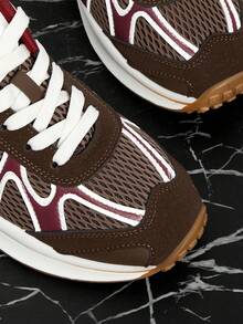 Vate Women's Casual Sneakers - Brown - View 3