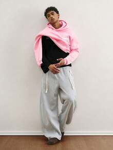 TOKVUE Men's Casual Comfortable Slogan Print T-Shirt, Autumn - Black - View 3