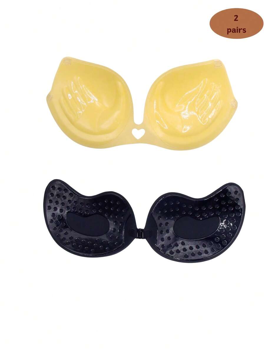 2pcs/Set Mango Combo Front Closure Pasties - Multicolor - View 1