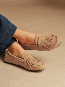 Rosivie Women Flats - Rust Brown - View 6