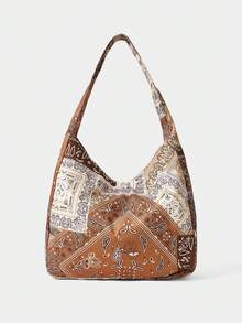 SHECARRY Women's Bohemian Style Cashew Pattern Fashion Versatile Shoulder Bag - Multicolor - View 4