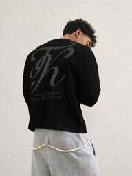TOKVUE Camiseta casual y cómoda con estampado de eslogan para hombres, otoño