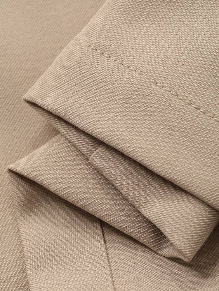 2pcs Women Crew Neck Ruched Drawstring Short Sleeve Top And Pants Set Summer