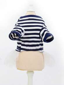 PETSIN Dog Clothing, Cat Clothing, Animal Skirts, Pet Spring/Summer New Collection, Puppy Dress, Princess Versatile Dress, Printed Stripes, Small Animal Clothing, Cool Sunscreen - Multicolor - View 7