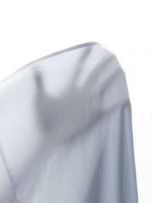 Heiryn Elegant Knitted Tie Collar Sleeveless Dress For Commuting - Baby Blue - View 7