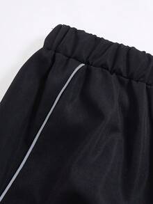 ChillGRL Set de 2 piezas de camiseta y pantalones anchos con diseño de patchwork reflectante para adolescentes, adecuado para uso diario, ir al trabajo, ocio, vacaciones, estilo callejero, reuniones entre hermanas y fiestas - Rosa - Ver 6