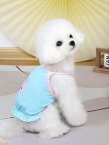 PETSIN Pet Clothing, Dog Clothing, Cat Camisole, Casual Vest, Spring And Summer New Item, Small Animal Camisole, Cool Casual Clothing, Fruit Cartoon Picture, That Cool Vest - Multicolor - View 8
