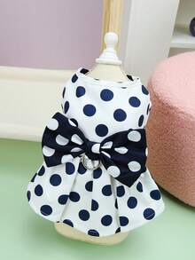 PETSIN 狗狗服装、猫咪服装、动物裙装、宠物春夏新品系列、幼犬连衣裙、公主风百搭连衣裙、条纹印花、小型动物服装、清凉防晒霜 - 彩色 - 查看 11