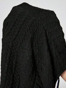 Solflare Vestido de tirantes con abertura en el bajo, unicolor minimalista, talla grande - Multicolor - Ver 8