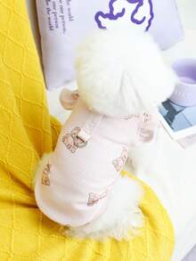 PETSIN Pet Clothing, Dog Clothing, Cat Hoodie, Casual Vest, Spring And Summer New Item, Small Animal Printed Vest, Cool Casual Wear, Cartoon Hoodie - Multicolor - View 9