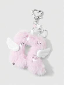 ROMWE Kawaii 1. Móc khóa đa năng mới, sáng tạo, ngọt ngào và dễ thương, tinh tế, cao cấp, màu trắng ngọc trai giả, hình ngôi sao, nơ, hoa dâu tây, đá quý sáng lấp lánh, hình chữ thập, mũi tên xuyên tim, cánh acrylic, chấm bi, dây đeo cổ tay, ngôi sao hai mặt màu hồng, nốt nhạc nhung, mặt dây chuyền DIY, phụ kiện móc khóa, mặt dây chuyền túi xách, thích hợp cho chị em gái, bạn gái, bạn bè, các cặp đôi đeo hàng ngày, quà tặng ngày lễ. - Màu hồng -1 - Xem 5