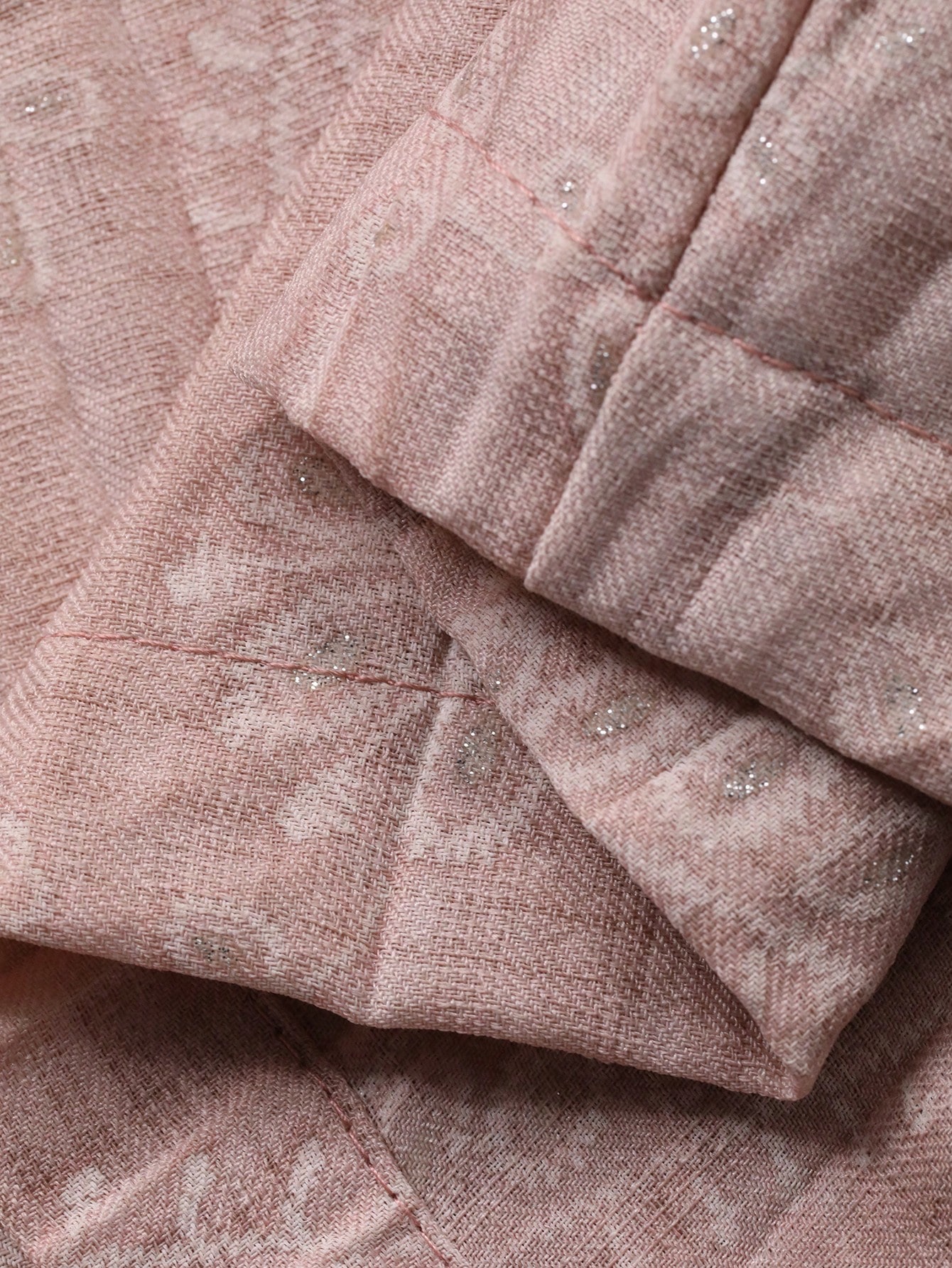 2pcs Women's Vintage Distressed Dual-Tone Linen Texture Casual Outfit Set Lounge Sets For Women
