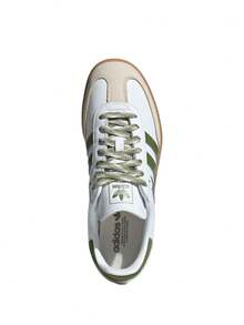 Samba OG Women's Shoes Cloud White / Tech Olive / Gum JS1352 - White Green - View 3