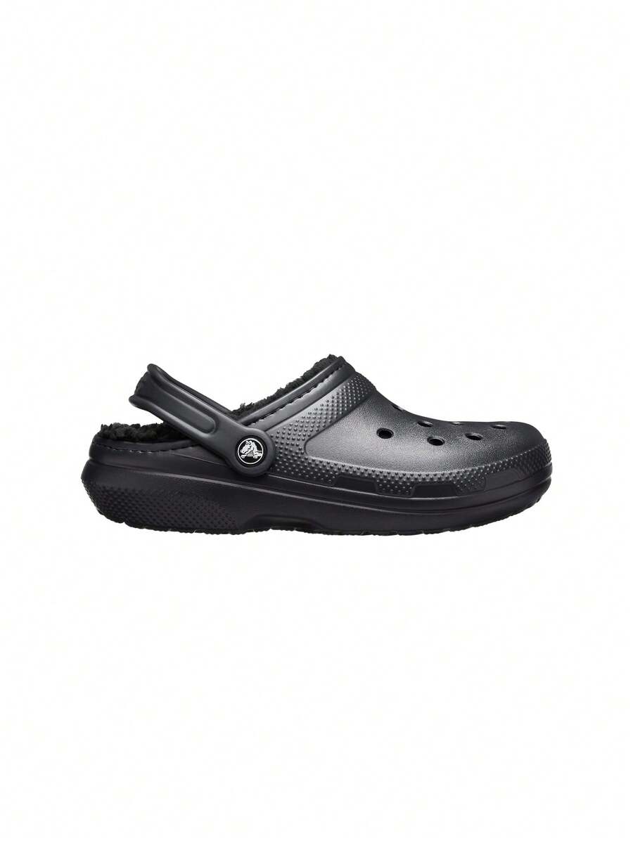 Crocs Classic Lined Unisex Clog Black CR203591 BKBK - Black - View 1
