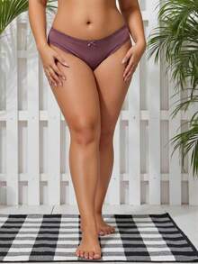 Set 3 Bikinis Colores Claros con Moño Lindos - Rosa - Ver 3