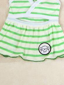 PETSIN Dog Clothing, Cat Clothing, Animal Skirts, Pet Spring/Summer New Collection, Puppy Dress, Princess Versatile Dress, Printed Stripes, Small Animal Clothing, Cool Sunscreen - Multicolor - View 7