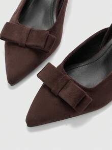CUCCOO BIZCHIC Sepatu Hak Tinggi Wanita Modis untuk Hari Valentine dan Musim Semi - Coklat - View 8