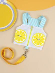 PETSIN Pet Chest And Back Skirt, Cat Traction Strap, Animal Collar Set, Pet Supplies Strap Skirt, Dog Walking Princess Skirt, Pet Chest And Back Skirt+Rope Sweet Princess SBritish Style Chest And Back Set - Multicolor - View 6