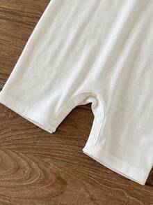 LMoss Kids 3pcs Baby Boy Knitted Solid Striped Crew Neck Sleeveless Romper Set - Multicolor - View 5