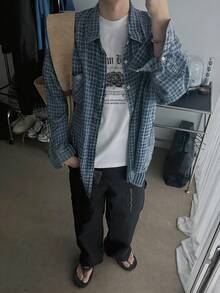 DAZY 男士T恤 - 白色 - 查看 5