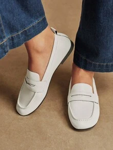 Rosivie 女士乐福鞋 - 白色 - 查看 2