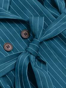 GlowEve 一套两件式秋季女装，优雅通勤风格，完美融合。 - 寶藍色 - 查看 6