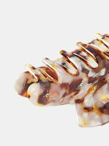 MOTF PREMIUM ACETIC ACID YELLOW MINI CLAW CLIP WITH INLAID GEMS HAIR CLAWS HAIR CLIPS HAIR JAW CLIP HAIR CLAMPS HAIR CLUTCH HAIR CATCHER CLIP - Black coffee ash - View 8