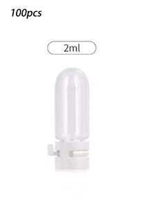100pcs Transparent Travel Dispenser, 2ml/3ml With Flip Cover, Portable Glass Bottle, Used To Store Lotion And Lotion - Multicolor - View 9