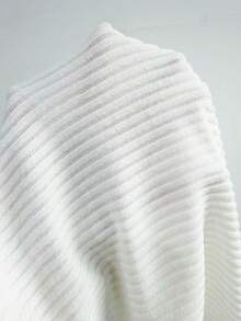 Resyla Women's Embroidered Ribbed Short Sleeve T-Shirt, Spring/Summer Clothing - White - View 5