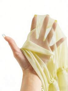 Swim Vcay Conjunto de tankini de unicolor con tirantes desmontables, adecuado para vacaciones en la playa - Crema - Ver 5