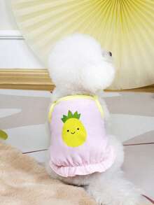PETSIN Pet Clothing, Dog Clothing, Cat Camisole, Casual Vest, Spring And Summer New Item, Small Animal Camisole, Cool Casual Clothing, Fruit Cartoon Picture, That Cool Vest - Multicolor - View 14