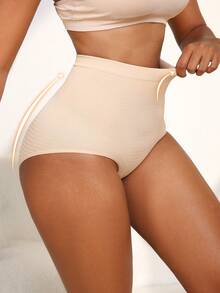 NudeFit 1pc Women's Seamless Comfortable Hipster Panty - Apricot - View 4