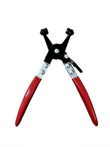 Heavy Duty 1/2 Pieces Hose Clamp Pliers Set With Long Wire Spring, Car Disassembly Kit, Flexible Hose Clamp Tool With Harness For Automotive Repair & Maintenance Manual Tool Kit - Red - View 9