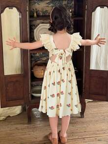 SHEIN LMoss Kids Young Girls Dresses - Multicolor - View 9