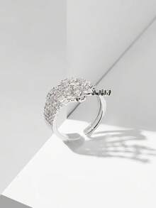 MOTF HEAVY INDUSTRY INLAID  NINE-TAILED FOX RING WOMEN'S FASHION TEMPERAMENT INDEX FINGER RING - Gold - View 4