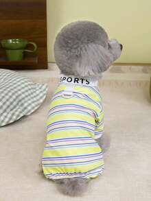 PETSIN Dog Clothing, Cat Clothing, Small Animal Four Legged Clothing, Spring And Summer New Items, Cat Clothing, Casual Clothing, Home Dog Clothing, Small Animal Jumpsuit - Multicolor - View 15