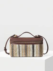 PREMIUM SQUARE OPENWORK BAG - Neon - View 9
