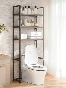 1PC 2-3 Tier Toilet Storage Rack Floor Multi-Layer Multi-Functional Towel Bath Room Daily Necessity Organizer - Multicolor - View 8